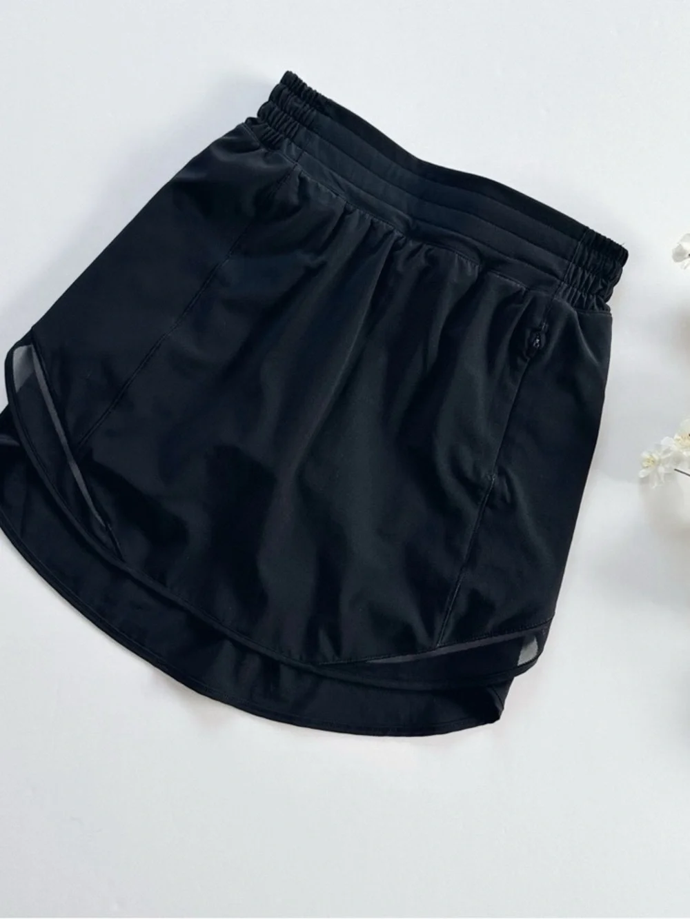 NEW Lululemon Hotty Hot High-Rise Skirt Black